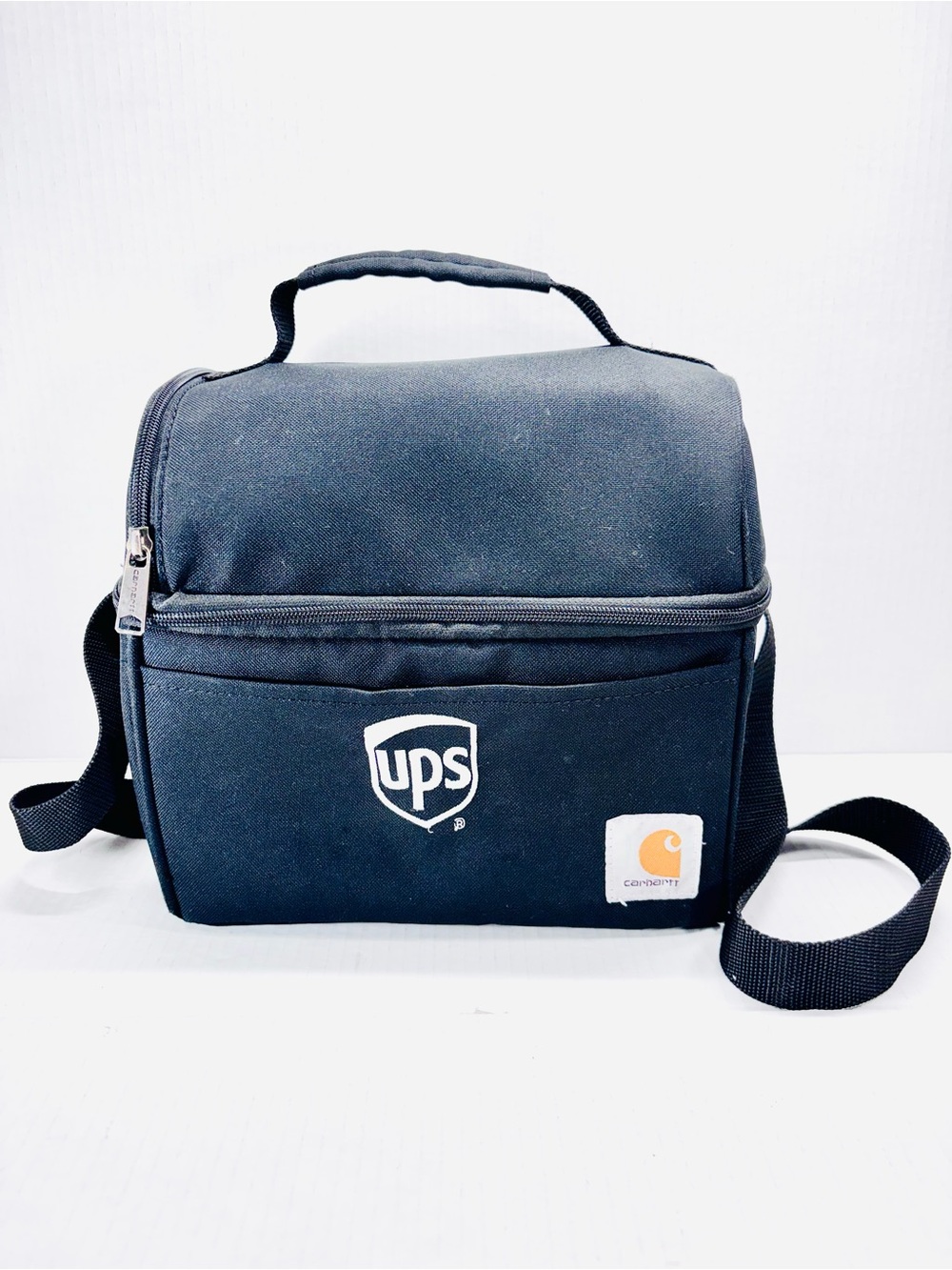 Carhartt Bag Dual Compartment Thermal Insulated Black Tote Lunch Box Office UPS